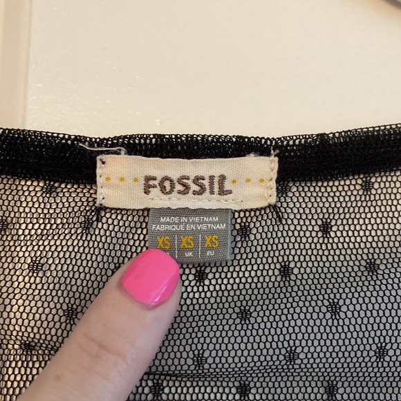 Fossil polka dot blouse - Picture 2 of 3